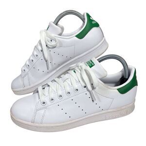Adidas Stan Smith Sneakers Mens Size 7 White With Green Shoes APC 011001